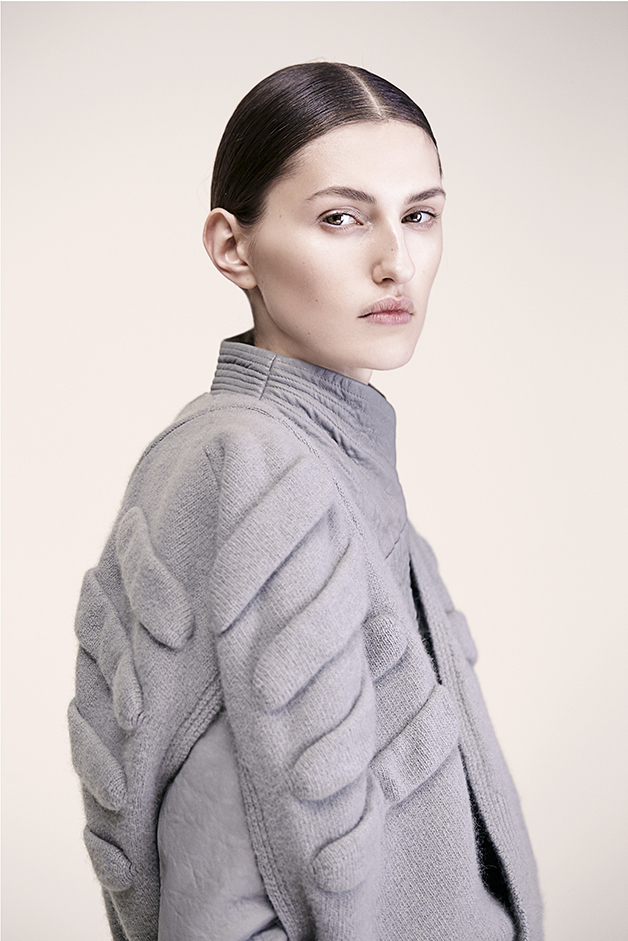 vest leather jacket ilaria nistri fall winter 2015 collection