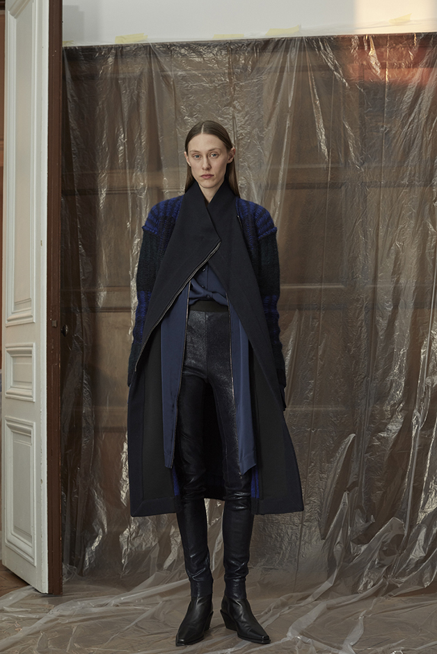 CARDIGAN LUNGO - VESTITO - CAMICIA - PANTALONI IN PELLE - COLLEZIONE ILARIA NISTRI AUTUNNO INVERNO 2018