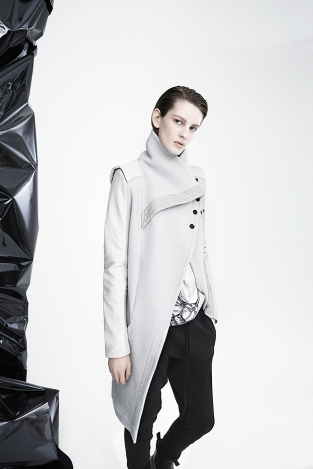 coat bubble print t-shirt bubble prints sandra kennel roque fall winter 2015 collection