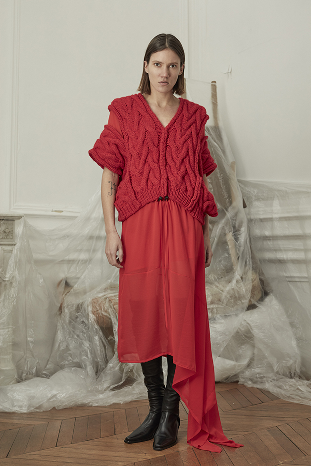 VESTITO - GHETTE - COLLEZIONE ILARIA NISTRI AUTUNNO INVERNO 2018