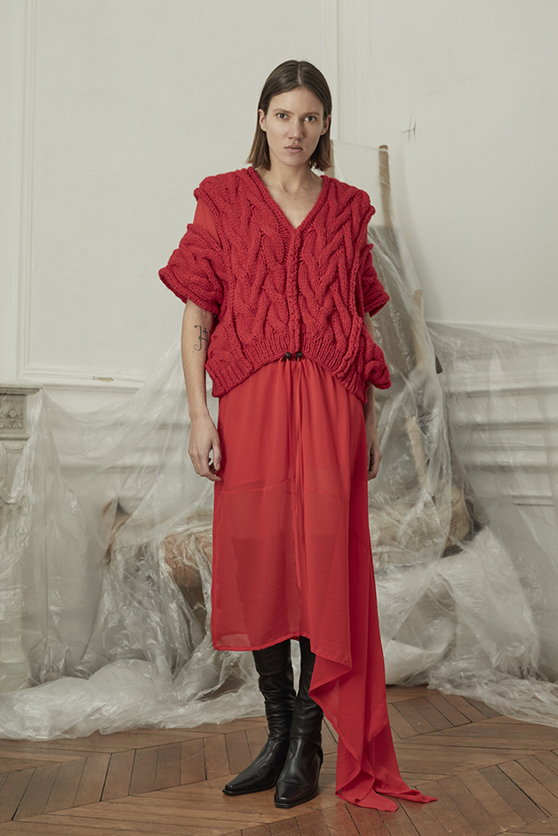 DRESS - GAITERS - ILARIA NISTRI FALL WINTER 2018 COLLECTION