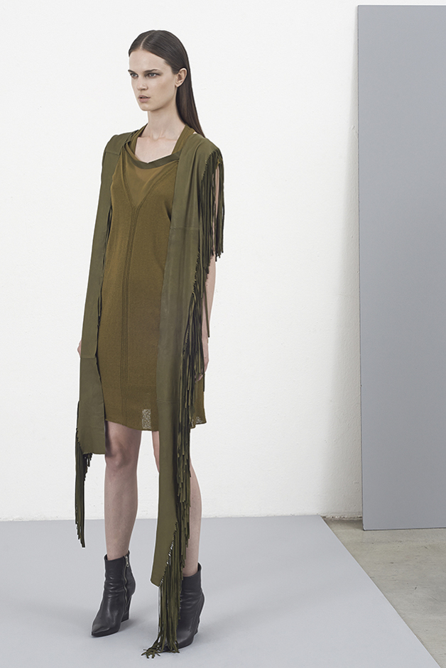 DRESS LEATHER SCARF TANK TOP COLLECTION ILARIA NISTRI PRE|VIEW SPRING SUMMER 2014 SS14 