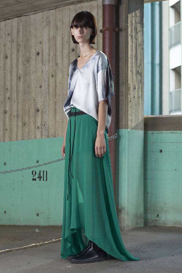 Green maxi hot sale skirt 2018 summer