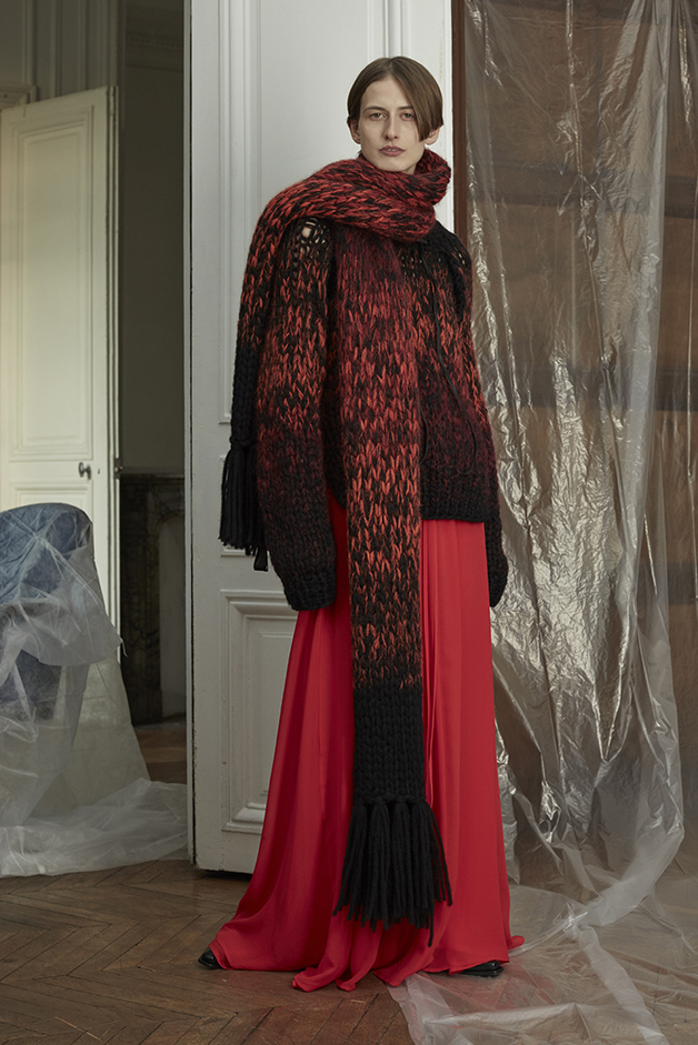 MAGLIONE - SCIARPA - GONNA - COLLEZIONE ILARIA NISTRI AUTUNNO INVERNO 2018