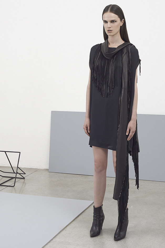 DRESS LEATHER SCARF COLLECTION ILARIA NISTRI PRE|VIEW SPRING SUMMER 2014 SS14 