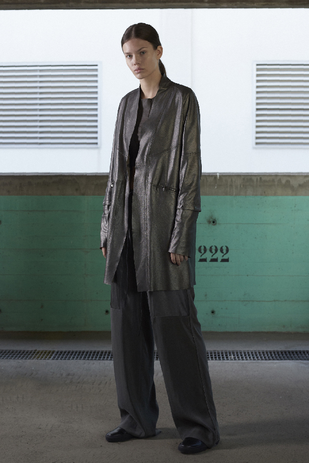 CAPPOTTO IN PELLE - TOP - PANTALONI - COLLEZIONE ILARIA NISTRI PRIMAVERA ESTATE 2018
