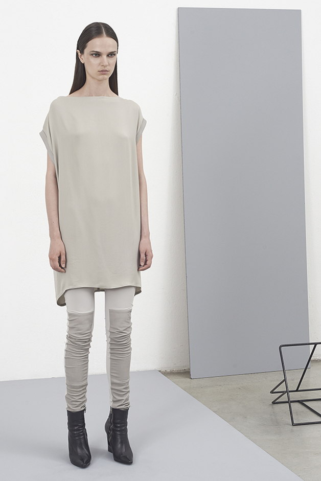 DRESS LEATHER LEGGINGS COLLECTION ILARIA NISTRI PRE|VIEW SPRING SUMMER 2014 SS14 