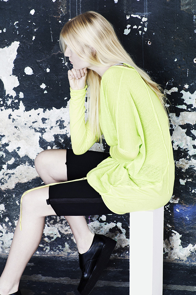SWEATER TOP SHORTS ROQUE COLLECTION SPRING SUMMER 2014 CONTEMPORARY DAYWEAR LINE 