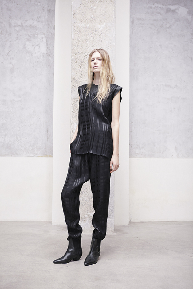 TOP QUADRI PANTALONE PIGIAMA COLLEZIONE ILARIA NISTRI AUTUNNO INVERNO 2013-2014 