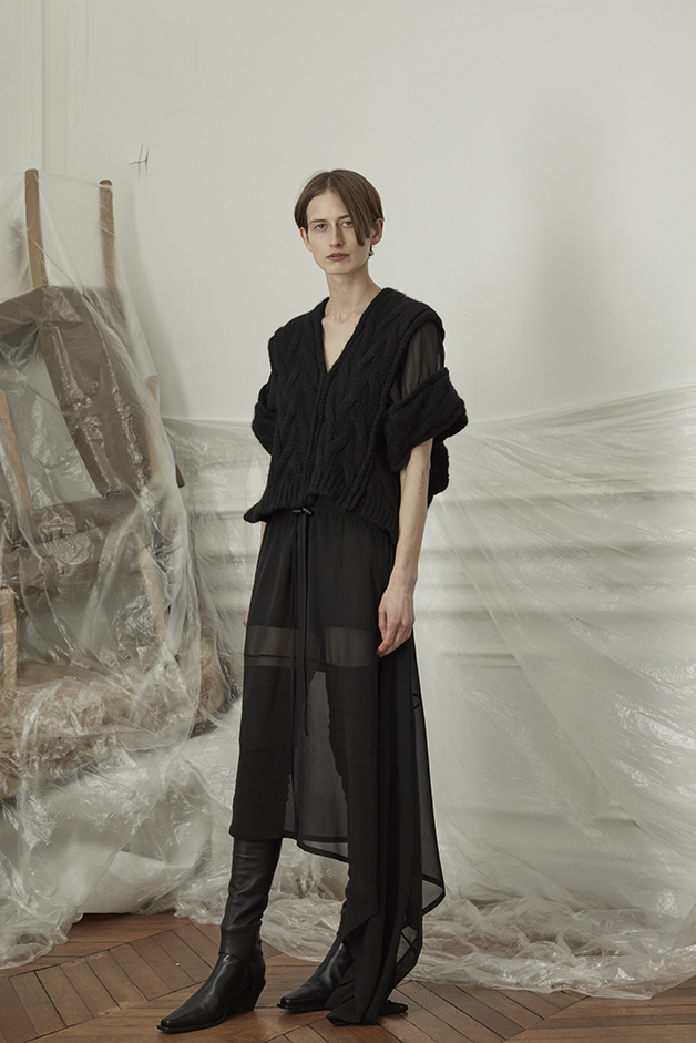 VESTITO - PANTALONCINI - GHETTE - COLLEZIONE ILARIA NISTRI AUTUNNO INVERNO 2018