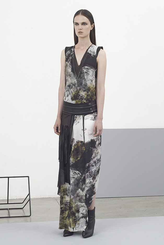 DRESS LICHEN BRUSH PRINT LEATHER BELT COLLECTION ILARIA NISTRI PRE|VIEW SPRING SUMMER 2014 SS14 