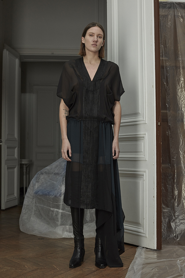 VESTITO - PANTALONCINI - GHETTE - COLLEZIONE ILARIA NISTRI AUTUNNO INVERNO 2018