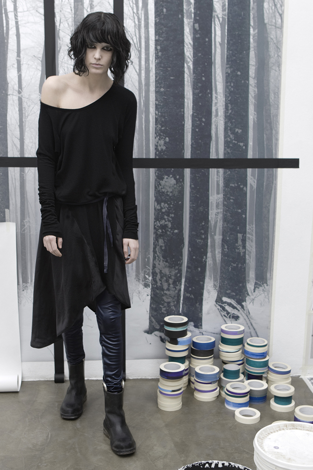 LEGGING ABITO QUADRI DI NATURA COLLEZIONE ROQUE AUTUNNO INVERNO 2013-2014 LINEA CONTEMPORARY