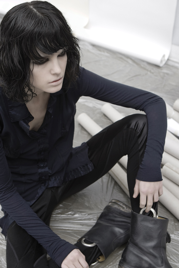 CAMICIA LEGGING QUADRI DI NATURA COLLEZIONE ROQUE AUTUNNO INVERNO 2013-2014 LINEA CONTEMPORARY
