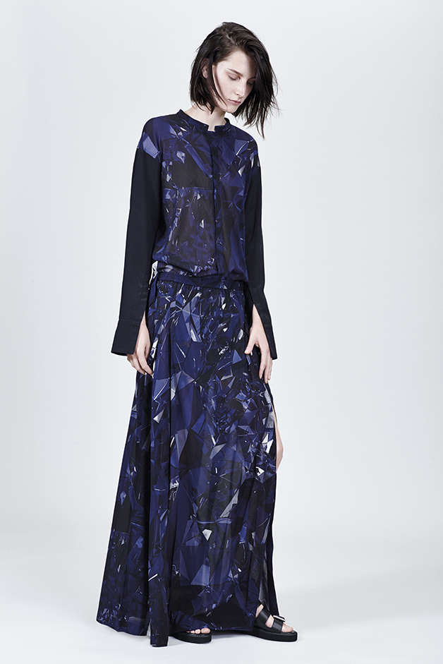 ‘FACETINGS III’ PRINT BLOUSE  |  ‘FACETINGS III’ PRINT SKIRT