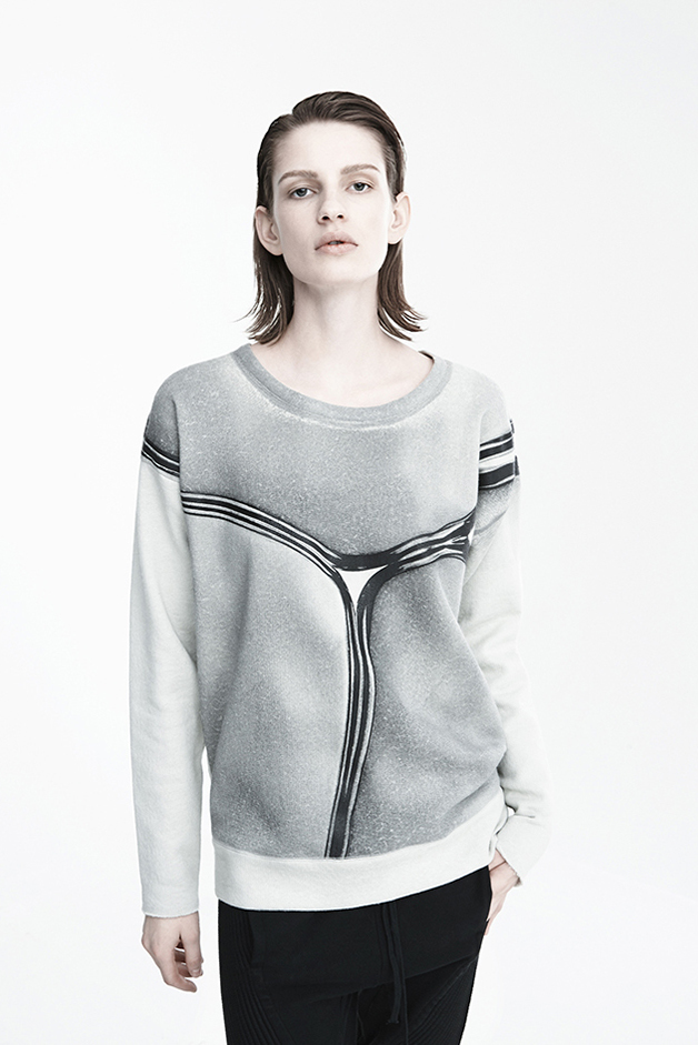 macro bubbles print sweater pants bubble prints sandra kennel roque fall winter 2015 collection
