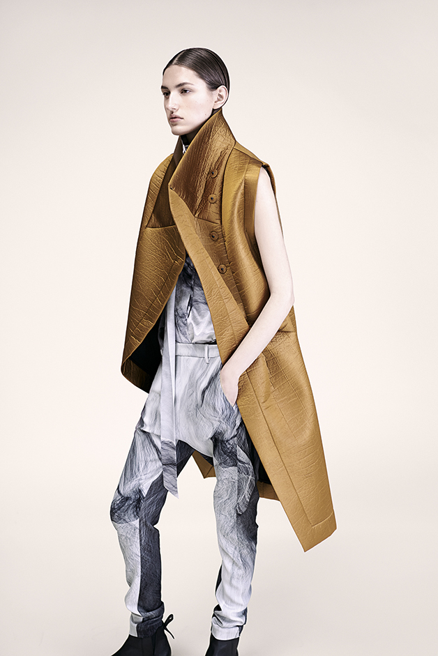 vest top pants schwarm print andreas nicolas fischer ilaria nistri fall winter 2015 collection