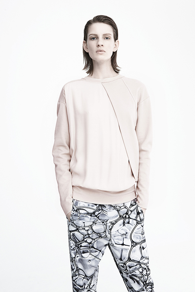 micro bubbles print sweater print pants bubble prints sandra kennel roque fall winter 2015 collection