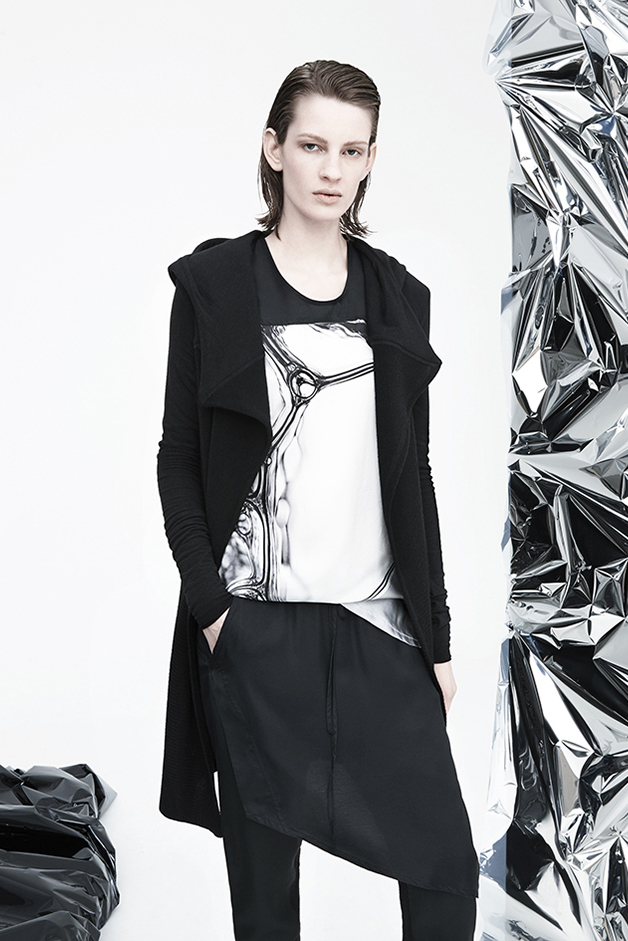 cardigan bubble print top pants bubble prints sandra kennel roque fall winter 2015 collection