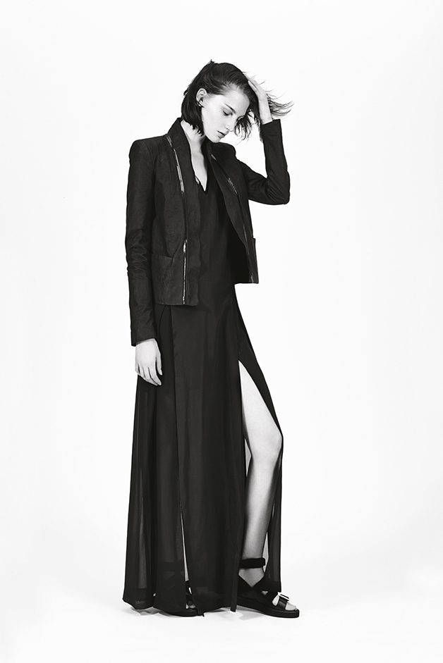 LEATHER JACKET  |  DRESS