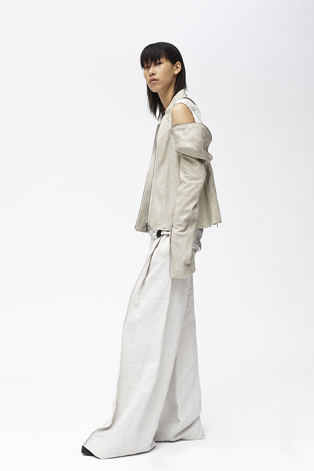 GIACCA IN PELLE - TOP - PANTALONI - COLLEZIONE ILARIA NISTRI PRIMAVERA ESTATE 2017