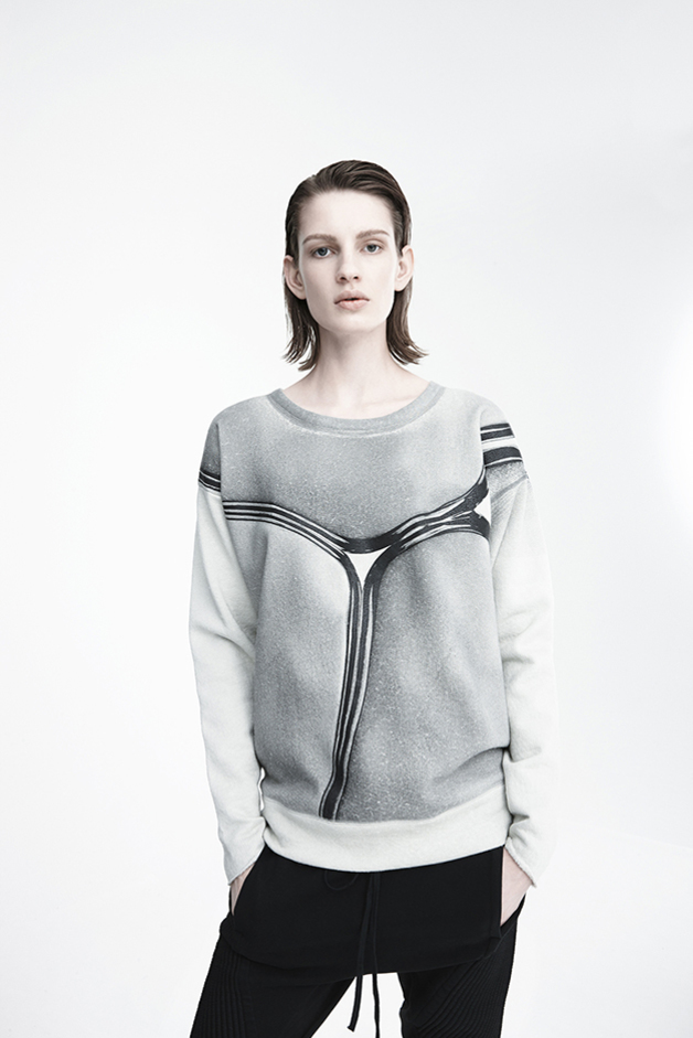 macro bubbles print sweater pants bubble prints sandra kennel roque fall winter 2015 collection