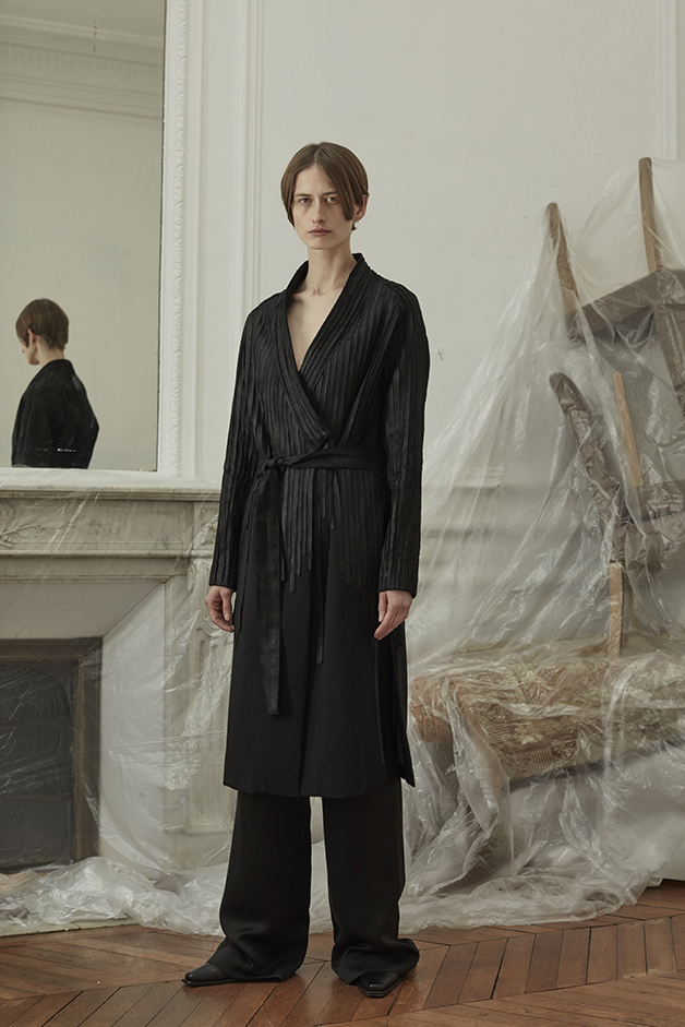 CAPPOTTO IN PELLE - PANTALONI - COLLEZIONE ILARIA NISTRI AUTUNNO INVERNO 2018