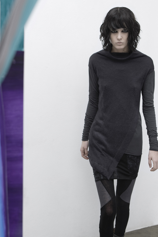 MAGLIA LEGGING QUADRI DI NATURA COLLEZIONE ROQUE AUTUNNO INVERNO 2013-2014 LINEA CONTEMPORARY