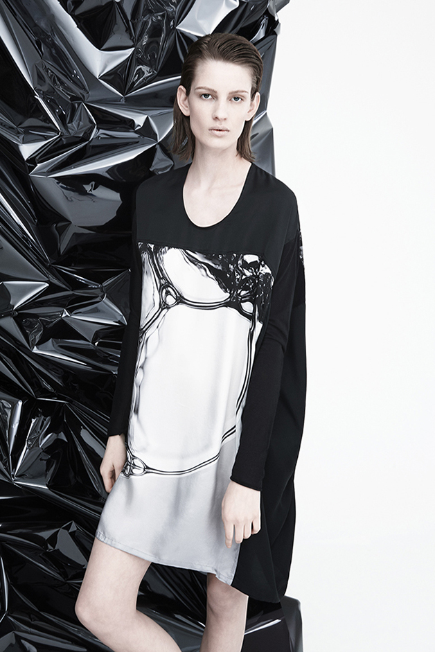 bubbles print dress bubble prints sandra kennel roque fall winter 2015 collection