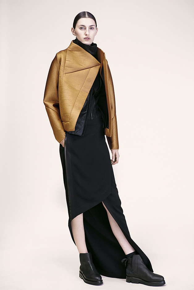 jacket blouse skirt ilaria nistri fall winter 2015 collection