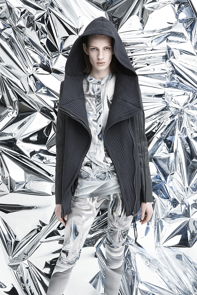 crystal glass print jacket crystal glass print blouse leggings roque fall winter 2015 collection
