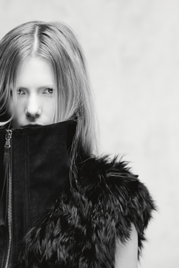 GILET PELLICCIA COLLEZIONE ILARIA NISTRI AUTUNNO INVERNO 2013-2014 