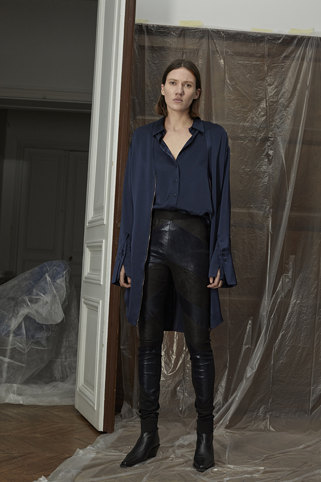 VESTITO - CAMICIA - PANTALONI IN PELLE - COLLEZIONE ILARIA NISTRI AUTUNNO INVERNO 2018