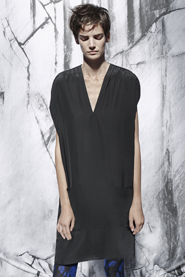 DRESS LEGGINGS  PRINT MARBLE CARRARA PH FEDERICA DI GIOVANNI ARISTIC COLLABORATION COLLECTION ROQUE SPRING SUMMER 2015 SS15 CONTEMPORARY DAYWEAR LINE