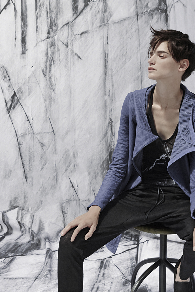LONG JACKET TANK TOP  PANTS PRINT MARBLE CARRARA PH FEDERICA DI GIOVANNI ARISTIC COLLABORATION COLLECTION ROQUE SPRING SUMMER 2015 SS15 CONTEMPORARY DAYWEAR LINE