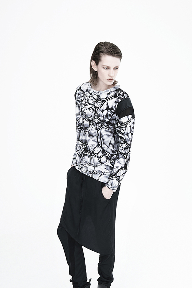 bubble print sweater pants bubble prints sandra kennel roque fall winter 2015 collection