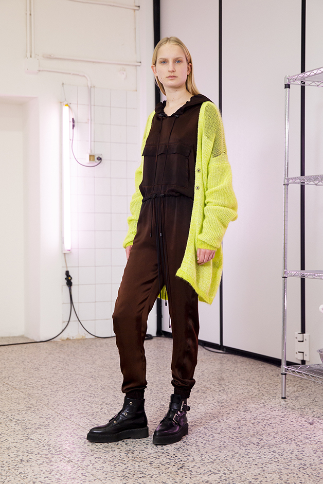 cardigan - maglia - pantaloni - collezione ilaria nistri roque autunno inverno 2019
