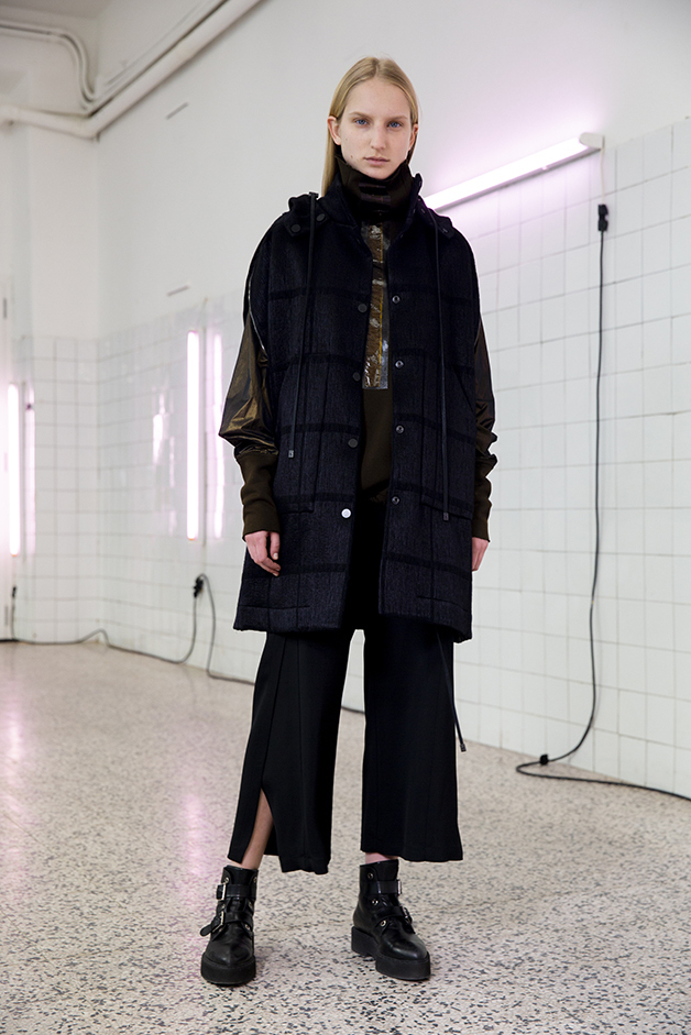 cappotto - felpa - pantaloni - collezione ilaria nistri roque autunno inverno 2019