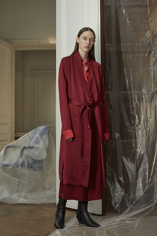 CAPPOTTO - CAMICIA  - PANTALONI - GHETTE - COLLEZIONE ILARIA NISTRI AUTUNNO INVERNO 2018